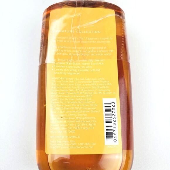 Bath And Body Works Country Chic Shower Gel 10 FL OZ Retired Rare New Sealed - Picture 3 of 6